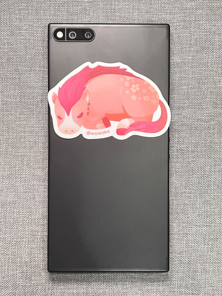 Sleepy Zodiac Animal - Horse - Sticker product image (2)