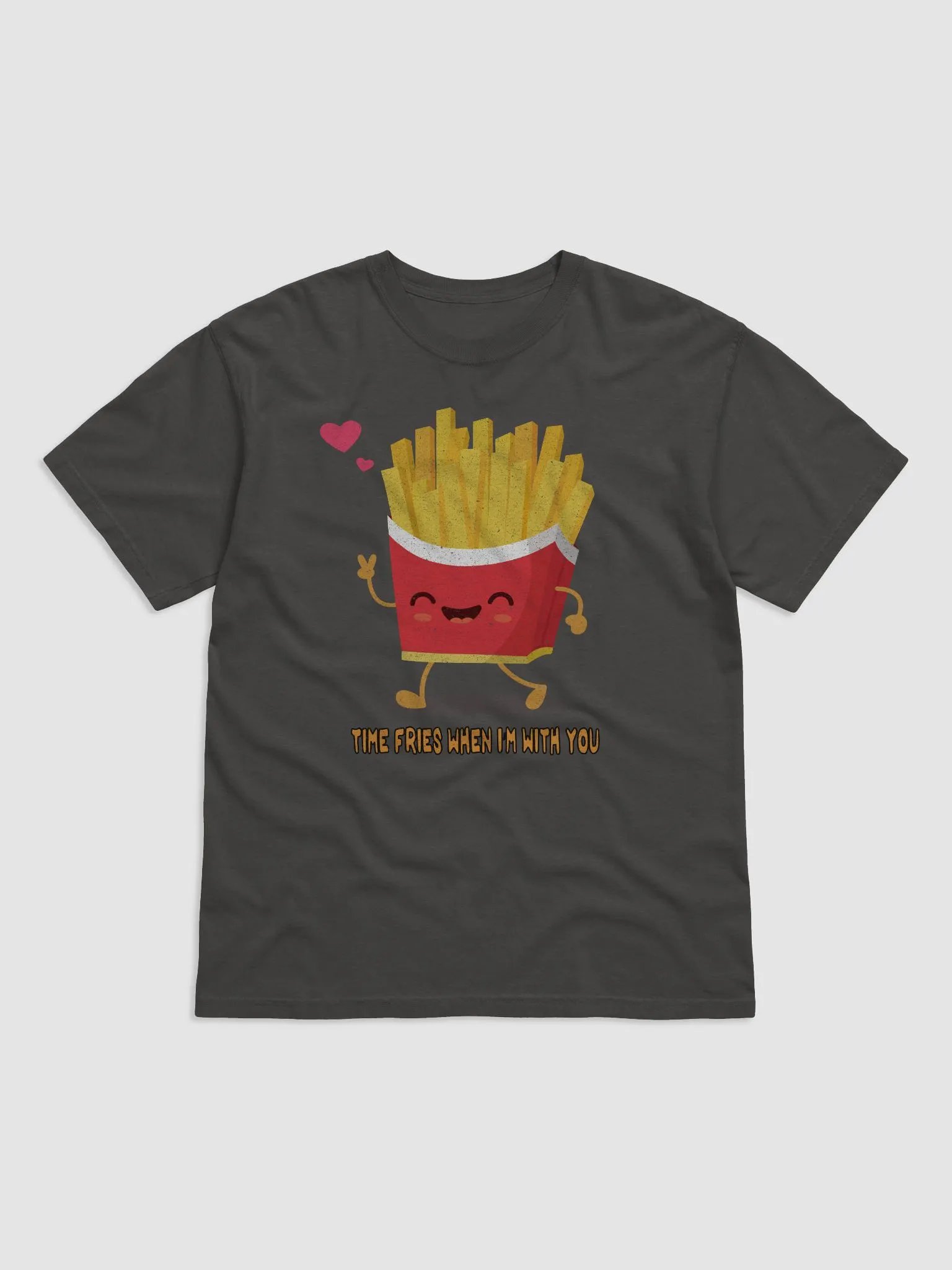 Time Flies When I'm With You Fries Cartoon Art product image (1)