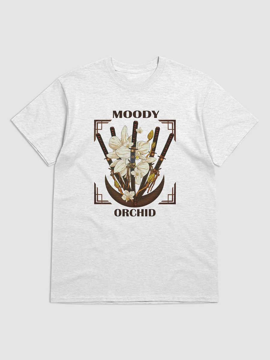 Bronze Japanese Katana & Orchids T-shirt product image (1)