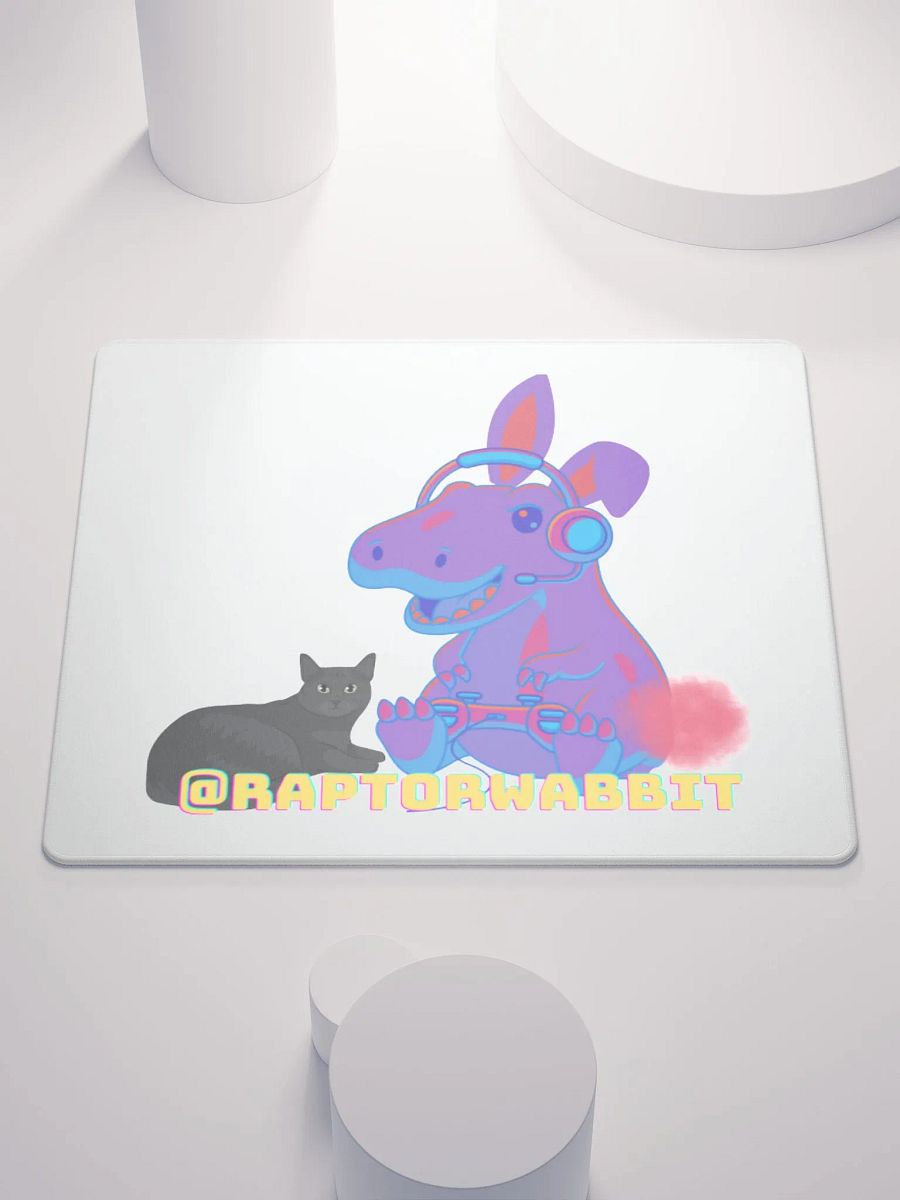 raptor and Krampus mouse pad product image (1)