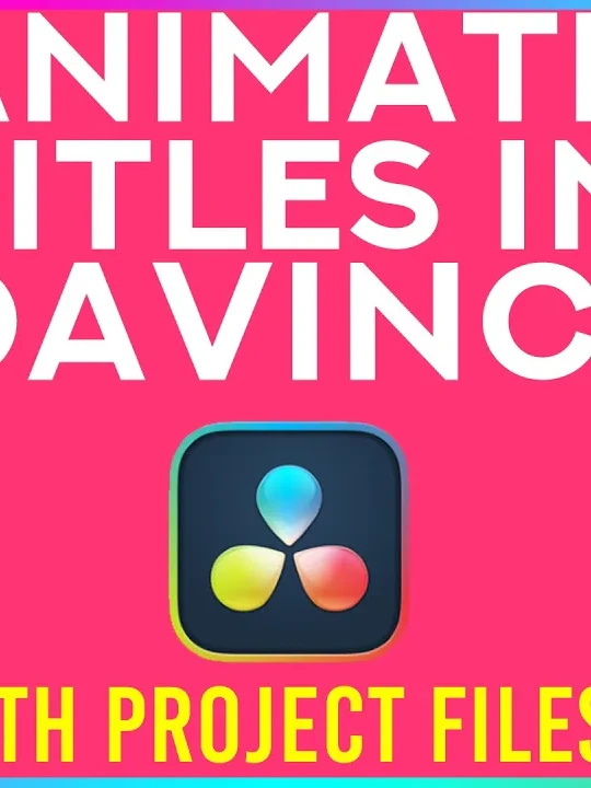 DaVinci Resolve Minimalist Animated Title product image (1)