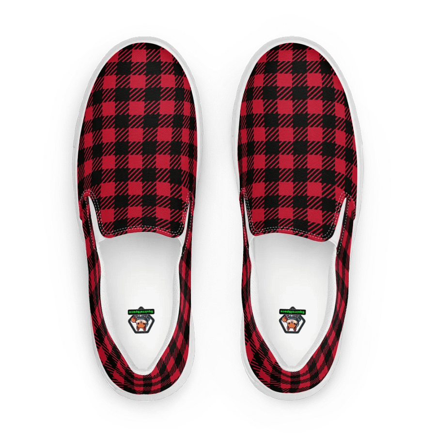 Buffalo Plaid Women's Slip-Ons product image (2)
