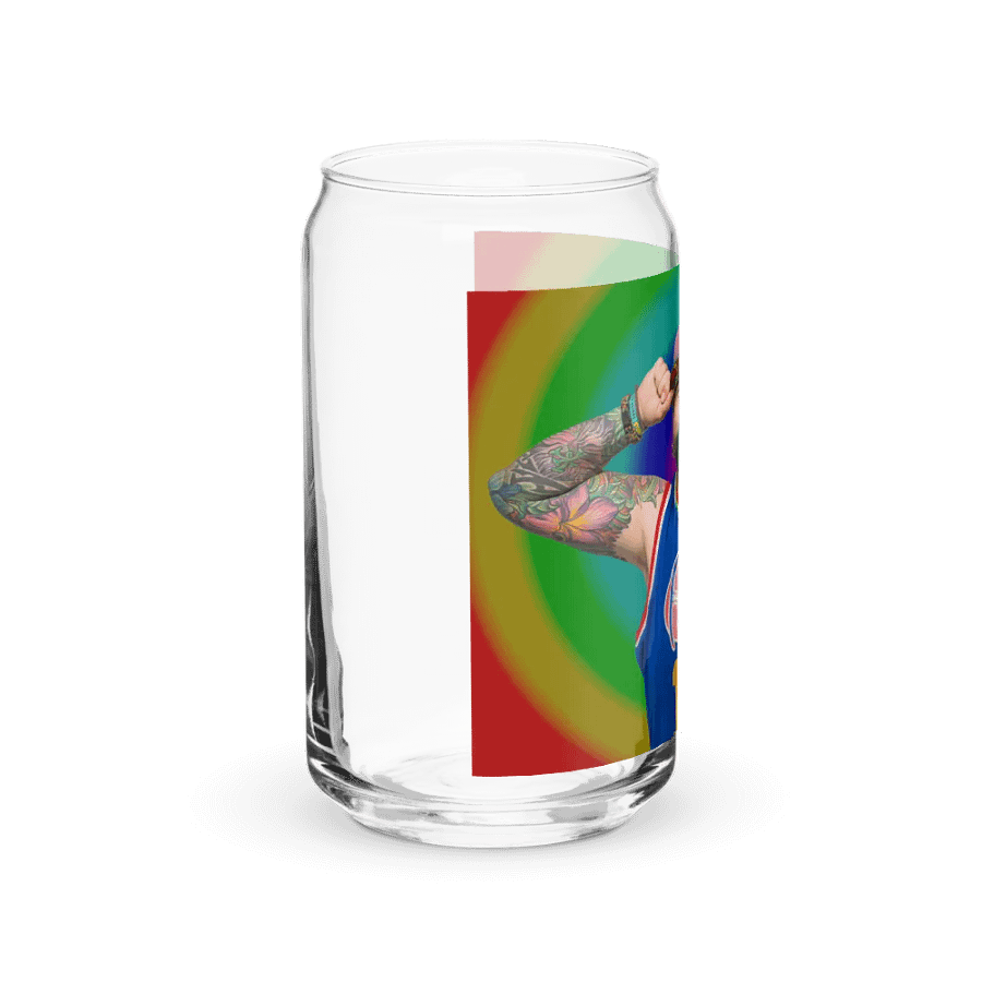 RainbowBeard Looney Can-Shaped Glass product image (10)