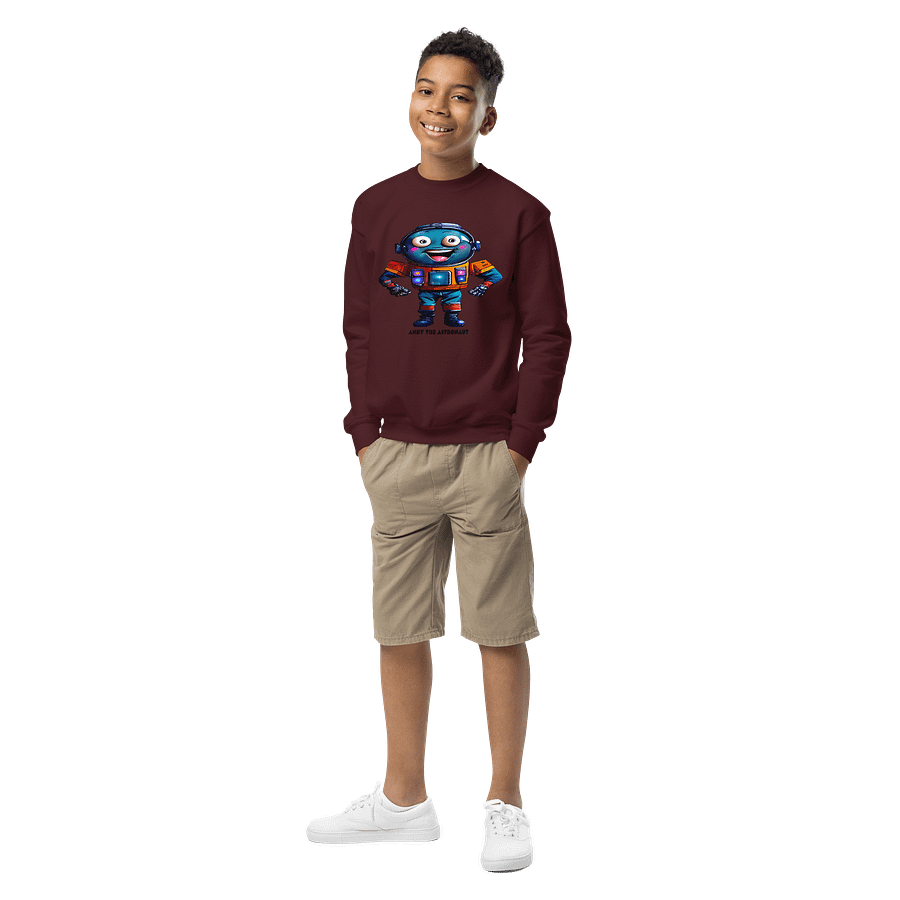 Andy The Astronaut Kid's Crew Neck Sweatshirt product image (1)