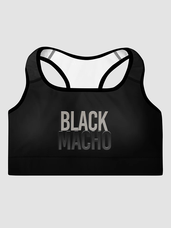 [Black Macho] Padded Sports Bra product image (1)