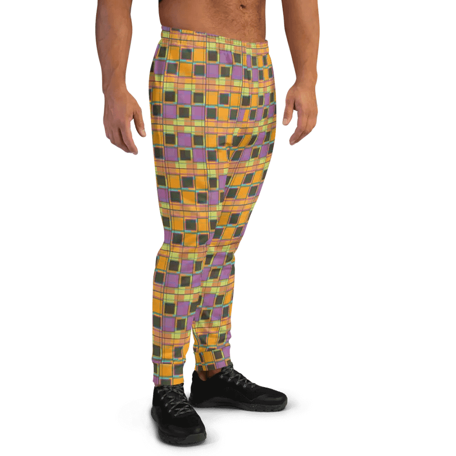 Neonesque Men's Plaid Joggers product image (4)