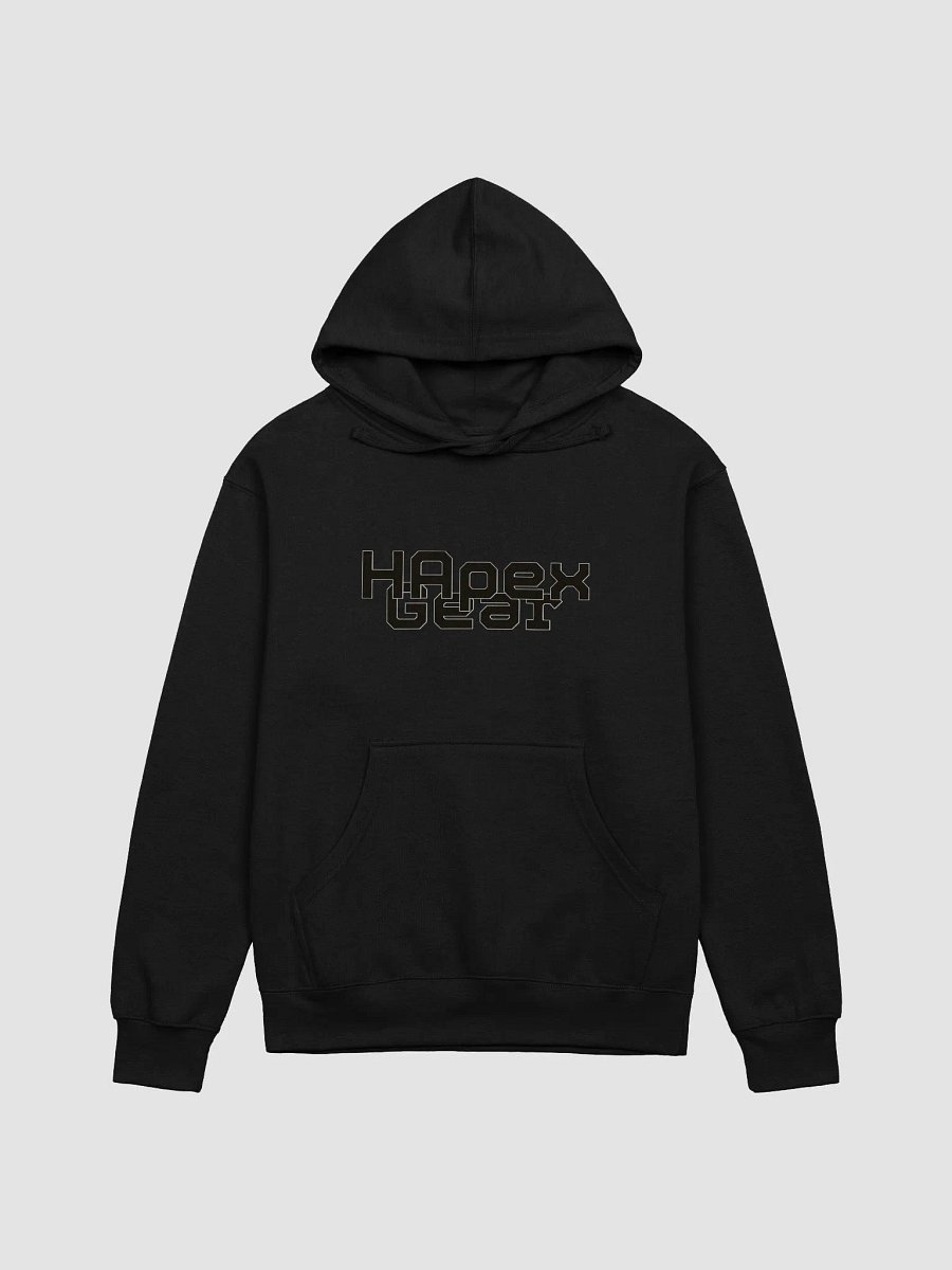 Midweight Hoodie - Black HApex Gear Black Logo product image (1)