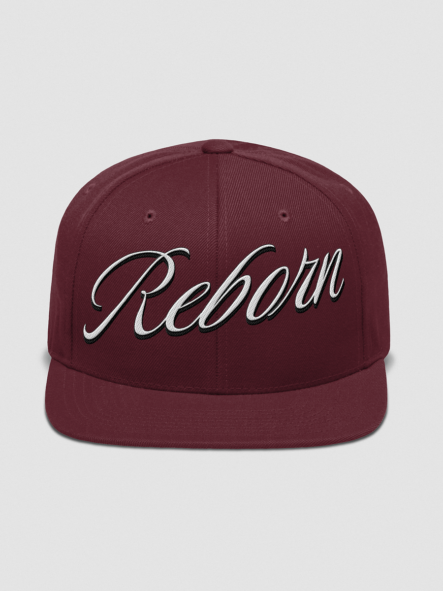 Reborn Elegance Wool Blend Snapback Cap product image (2)
