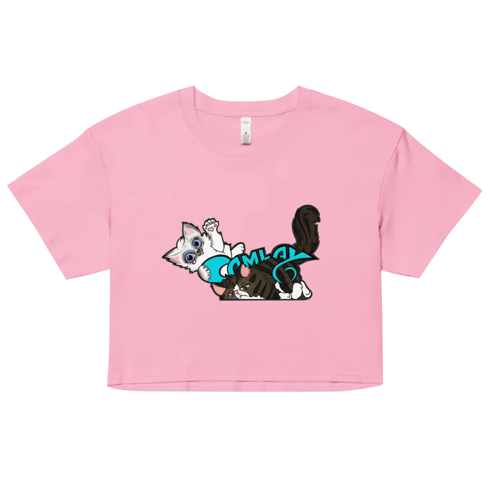 AS Colour Women's Premium Crop Top: Luigi & Ariel Logo product image (9)