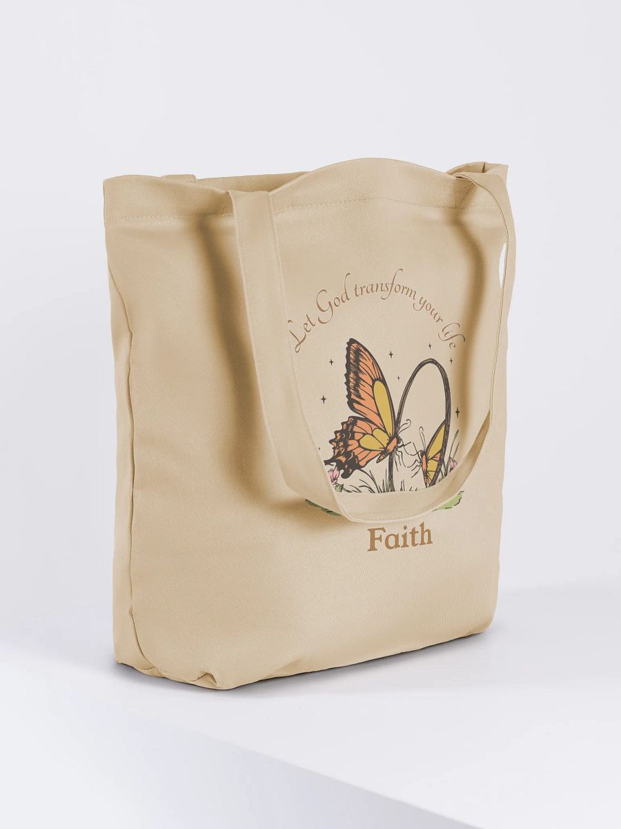 Have Faith Butterfly Tote Bag product image (4)