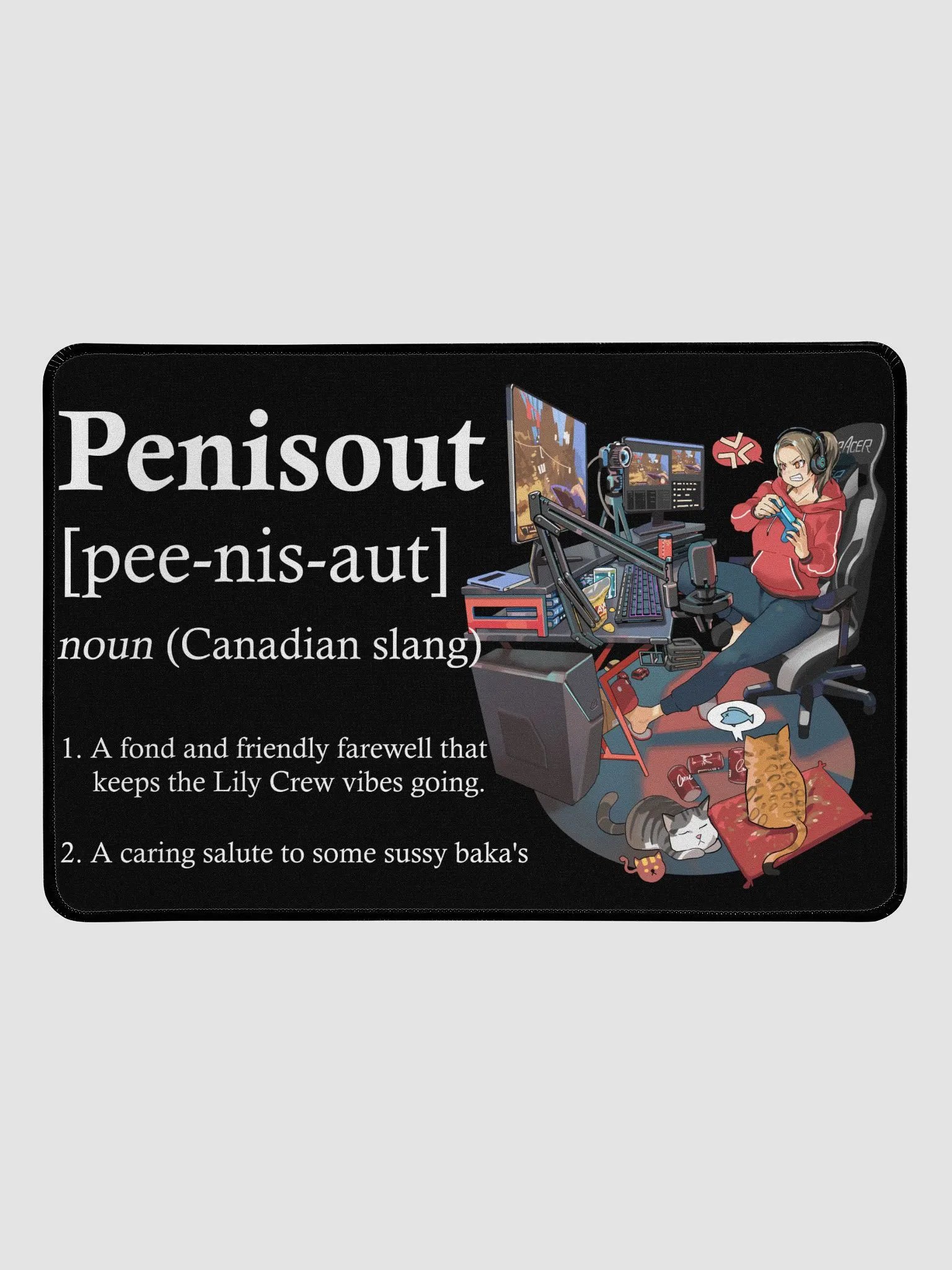 P***sout ~ Desk Mat 12 x 18 by Spoke product image (1)