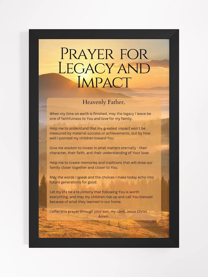Prayer for Legacy and Impact product image (1)