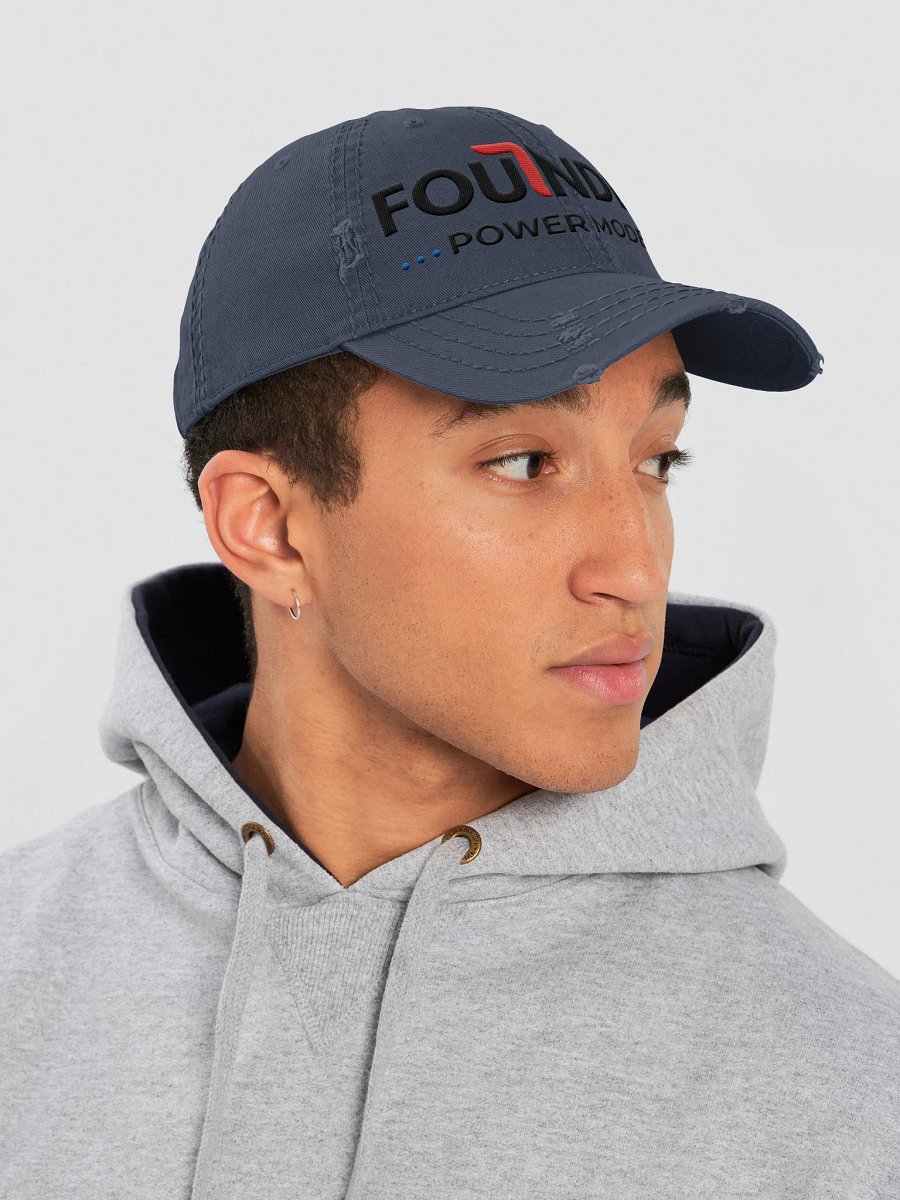 FOUNDER Power Mode Logo Distressed Dad Hat product image (7)