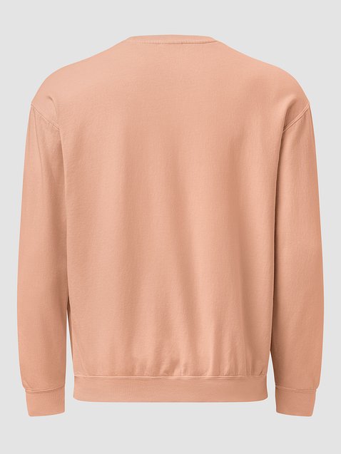 Photo showing Comfort Colors Unisex Garment-Dyed Fleece Crewneck Sweatshir