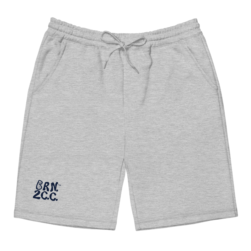 Coastal Lounge Mode | BRN.2C.C.™ | Men’s Fleece Shorts | BOURNE for Comfort™ | Navy Logo product image (11)