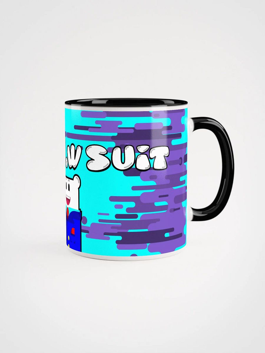 Mr. Pillow Suit Ceramic Mug with Color Inside product image (2)