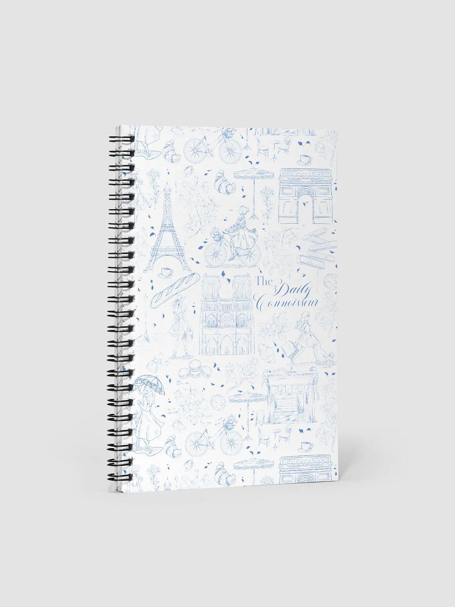 Parisian Toile Spiral Notebook product image (1)