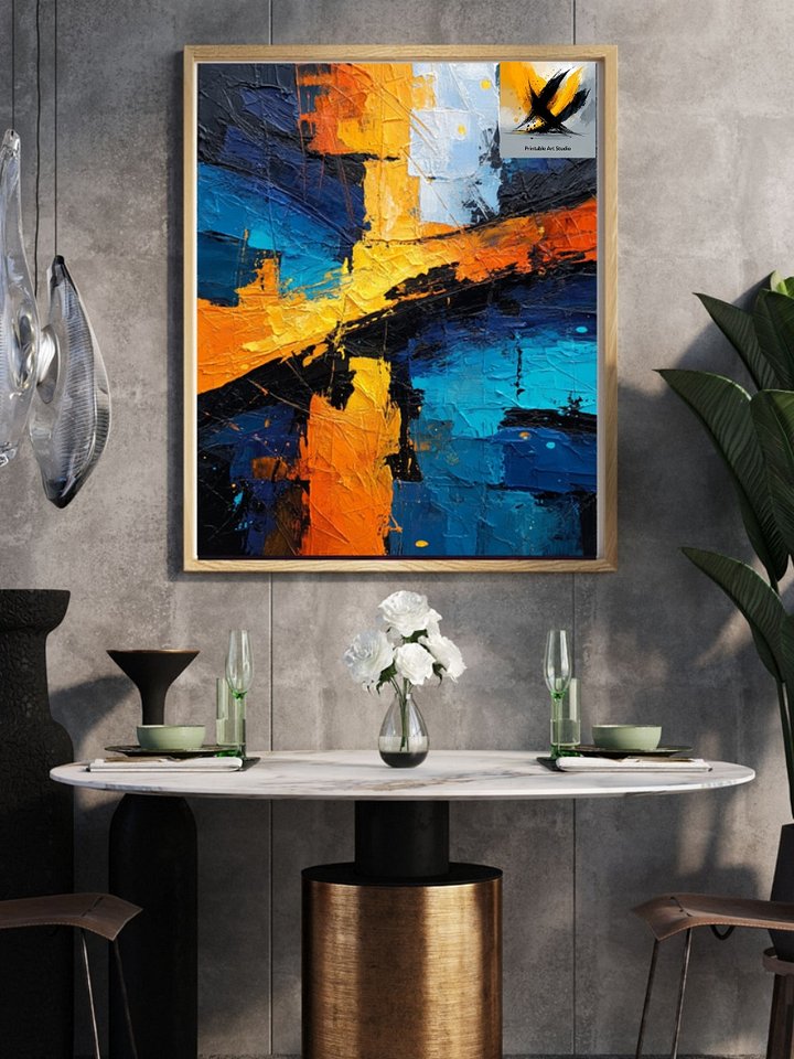 Textured Interplay Downloadable Poster product image (1)