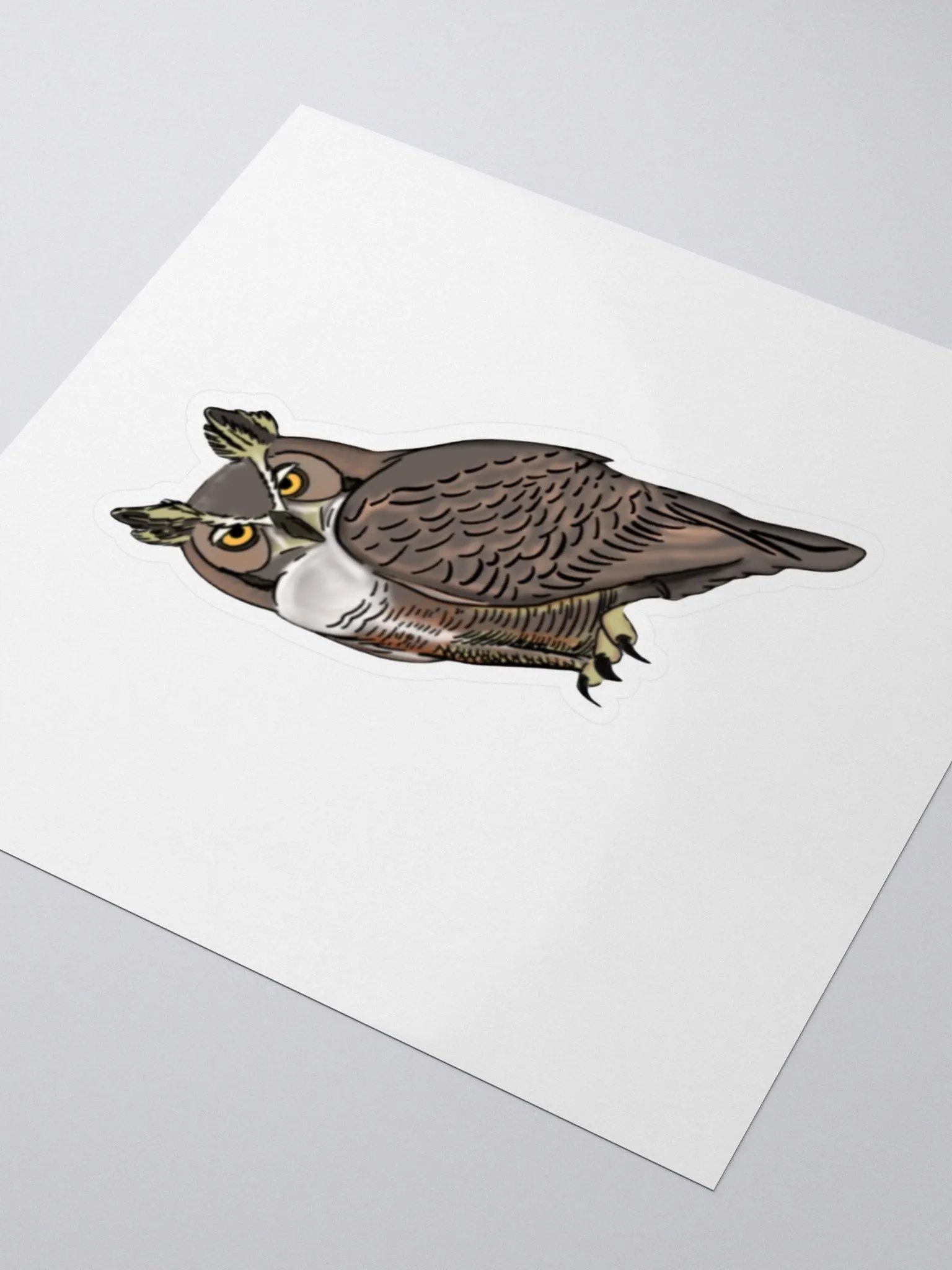 Owl Logo Sticker product image (3)