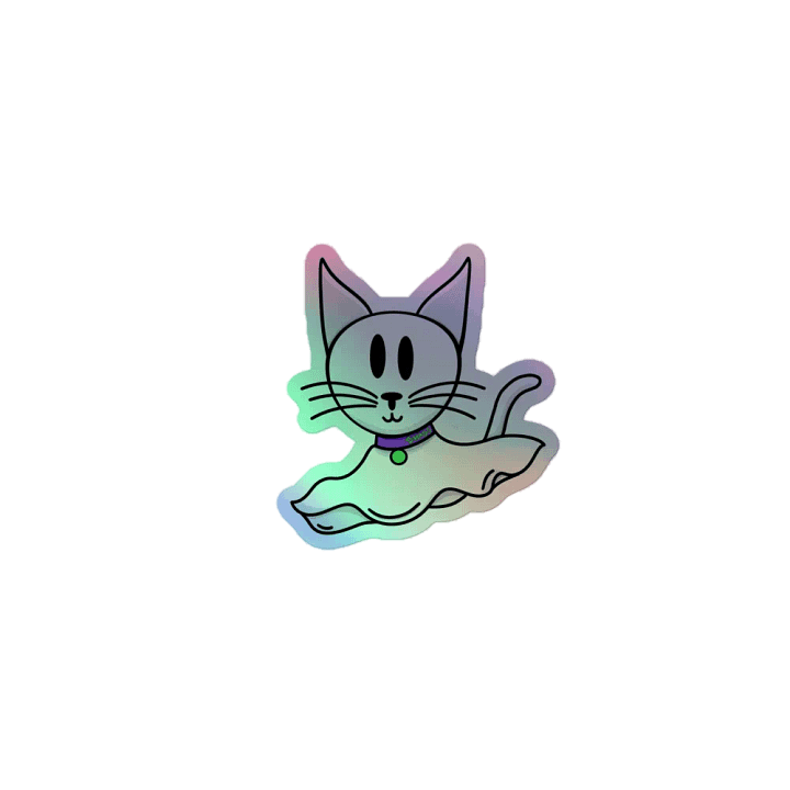 Phillip The Phas Cat Holo Sticker product image (1)