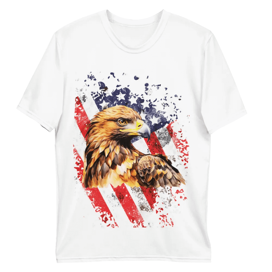 American Patriotic Eagle All-Over Print Tee product image (10)
