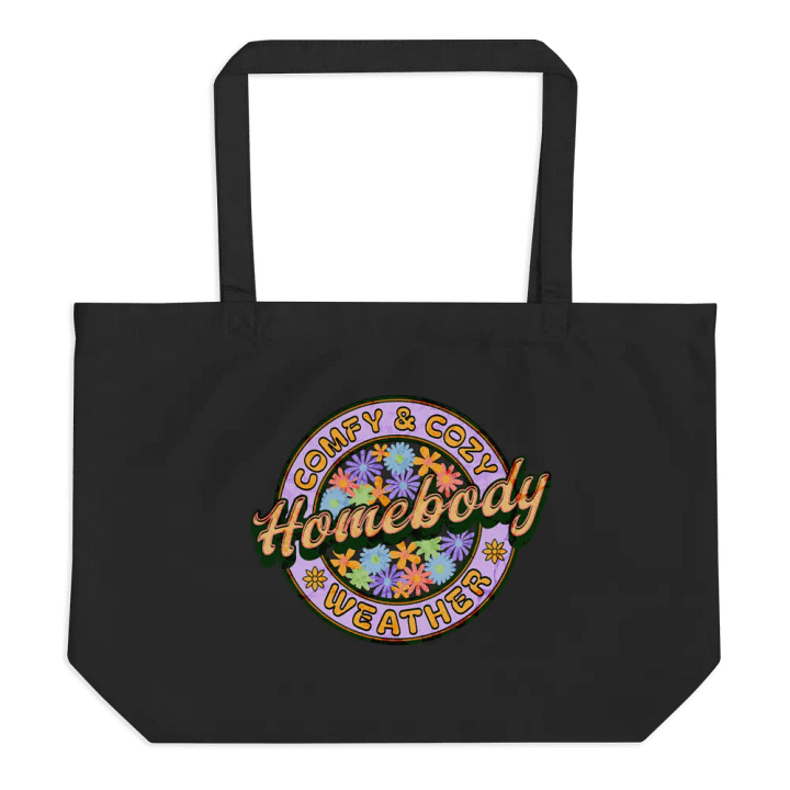 Homebody Comfy And Cozy Weather Retro Floral Cozy Tote Bag product image (1)