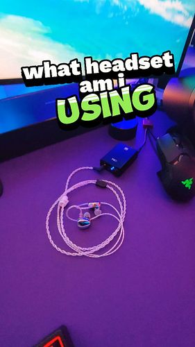 I'm using this beautiful SIMGOT EA500
10mm Dual-Magnetic-Circuit & Dual-Cavity Structure Dynamic Earphones from @linsoul.audi...