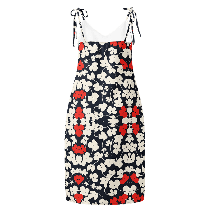 Navy & Red Floral Slip Dress product image (2)
