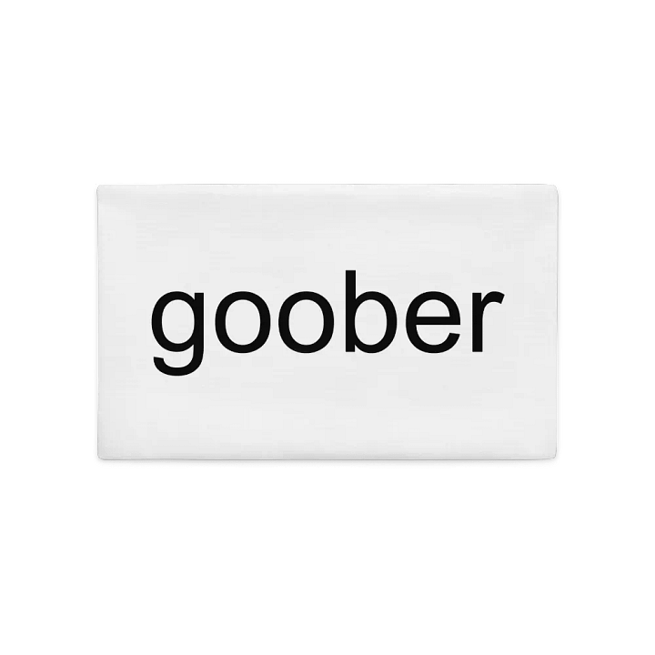 Goober Dual Sided Throw Pillow product image (2)
