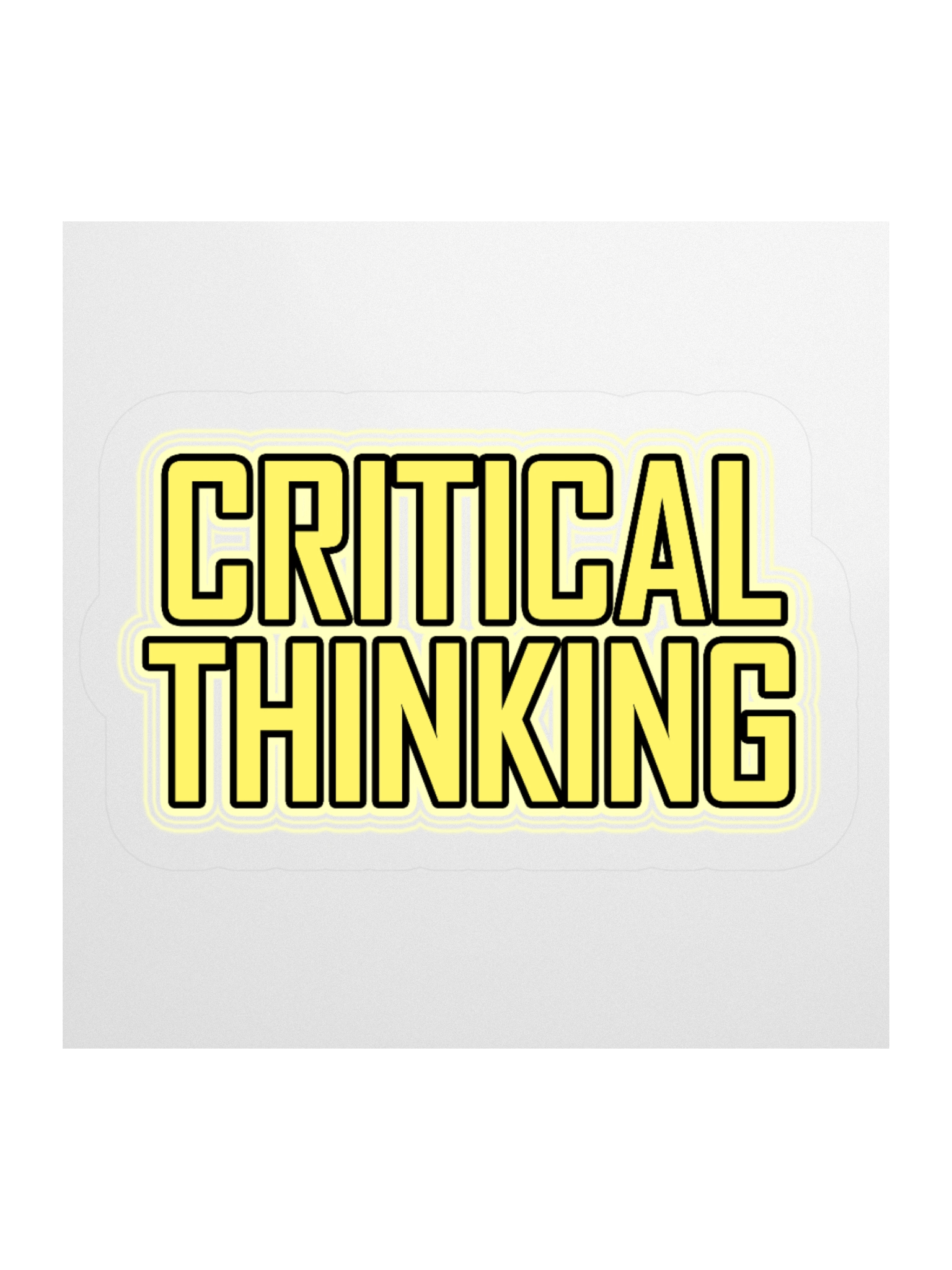Promote Critical Thinking Now - Sticker product image (1)