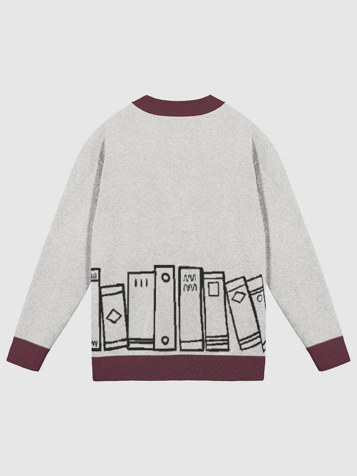 Squiddleton Cardigan - Bone & Bergundy product image (6)
