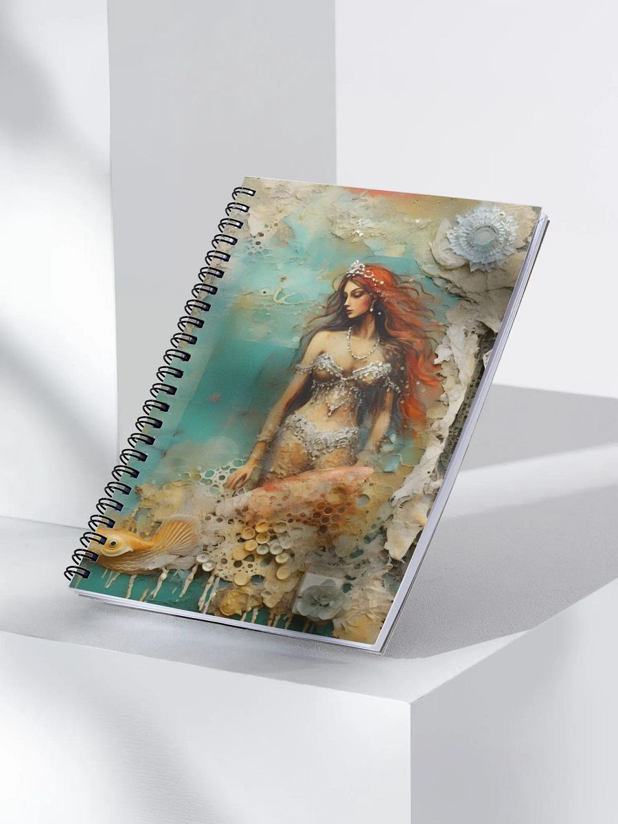 Oceanic Mermaid Dreams Spiral Notebook product image (3)