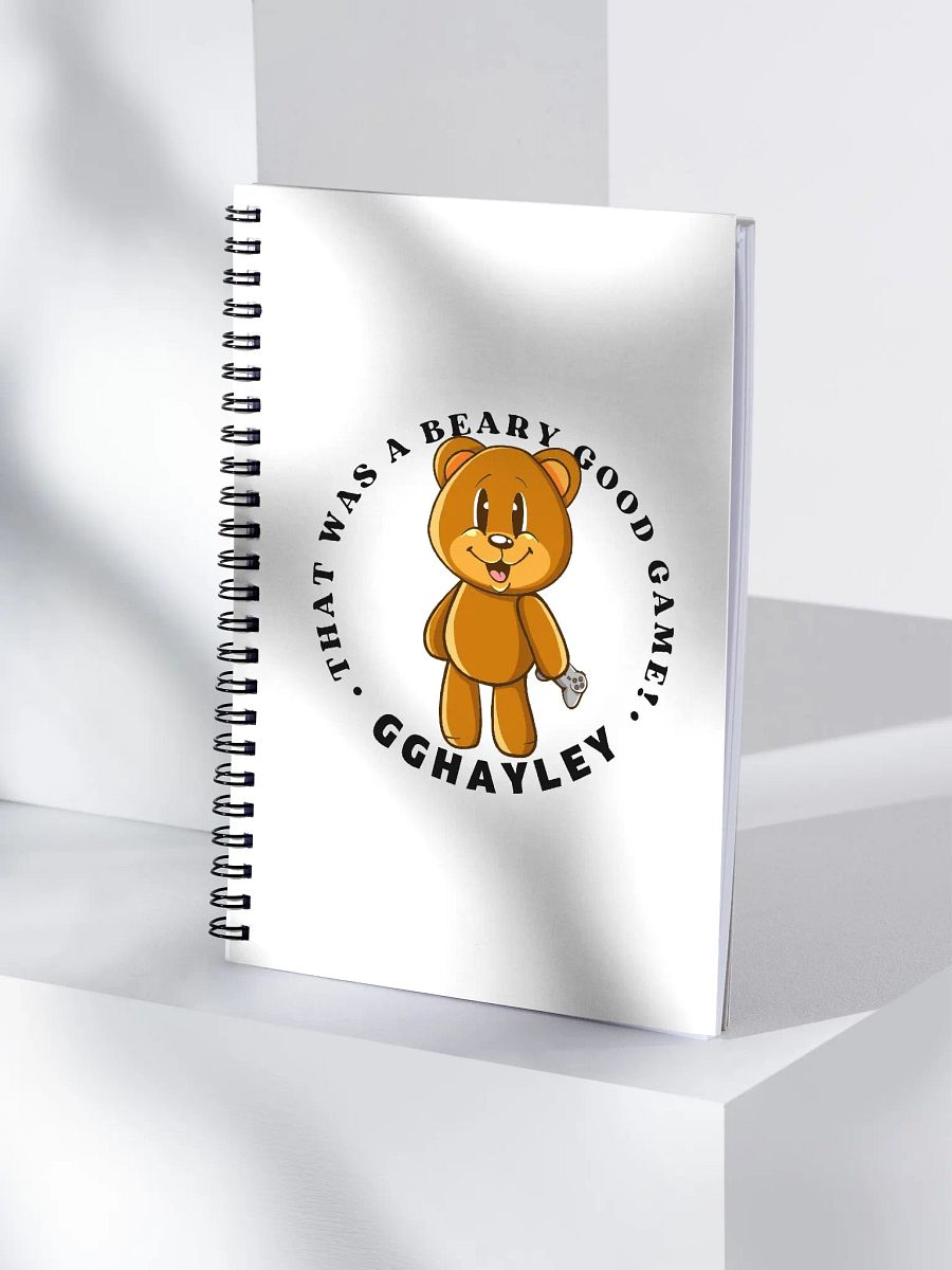 Beary Good Game Notebook product image (4)