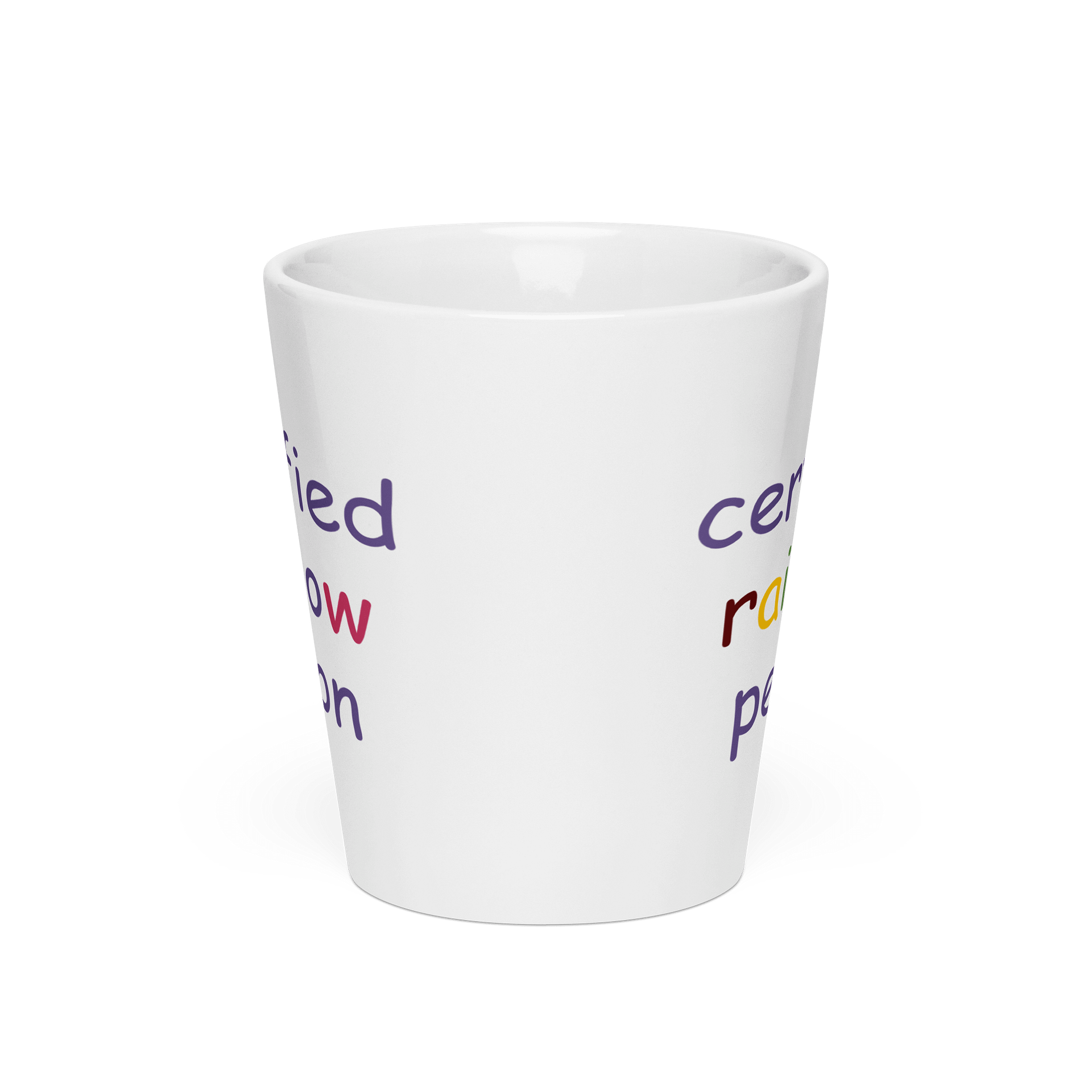 Certified Rainbow Person Latte Mug 12oz product image (3)