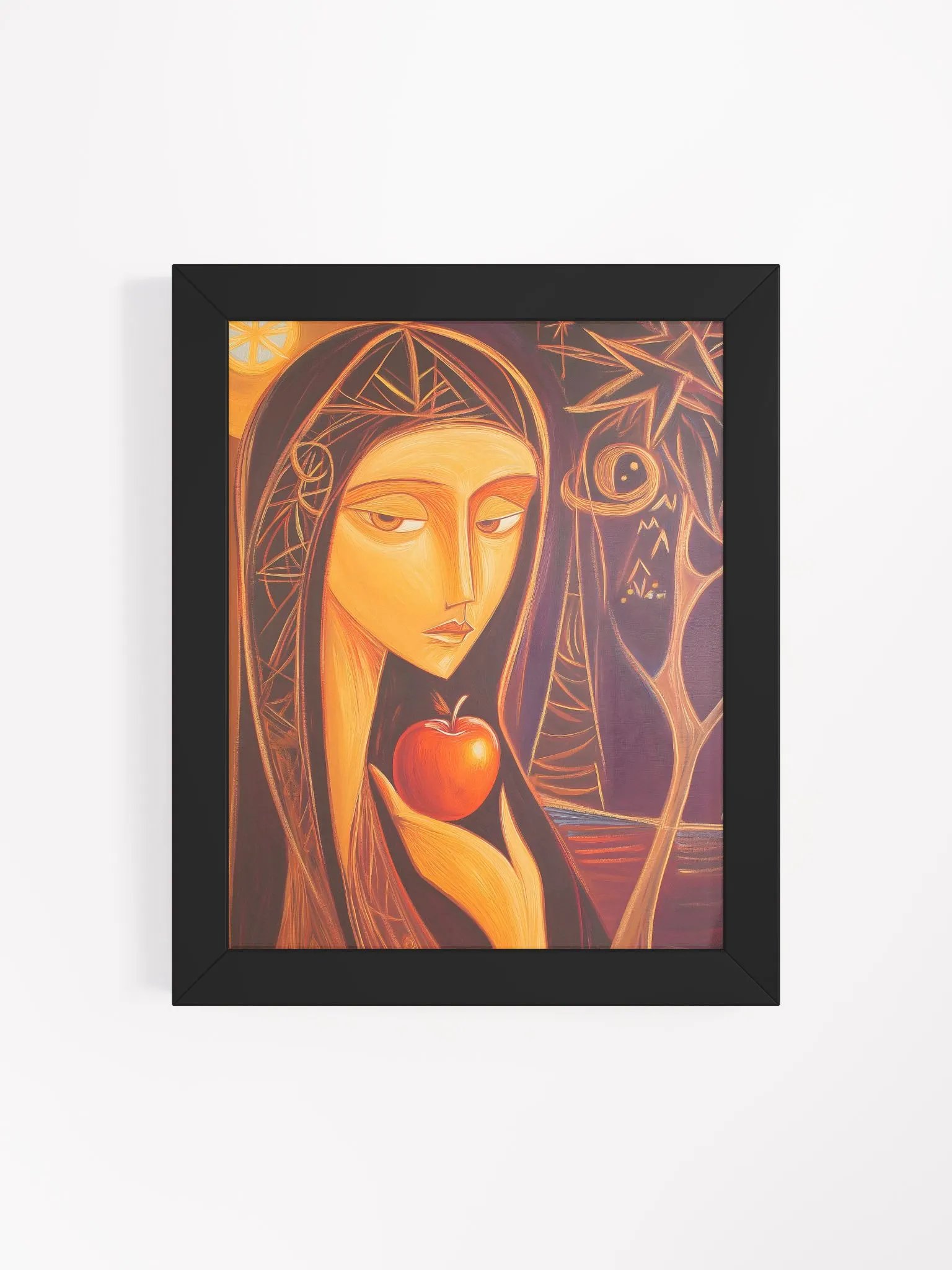 Eve Matte Poster in Ayous Wood Frame product image (76)