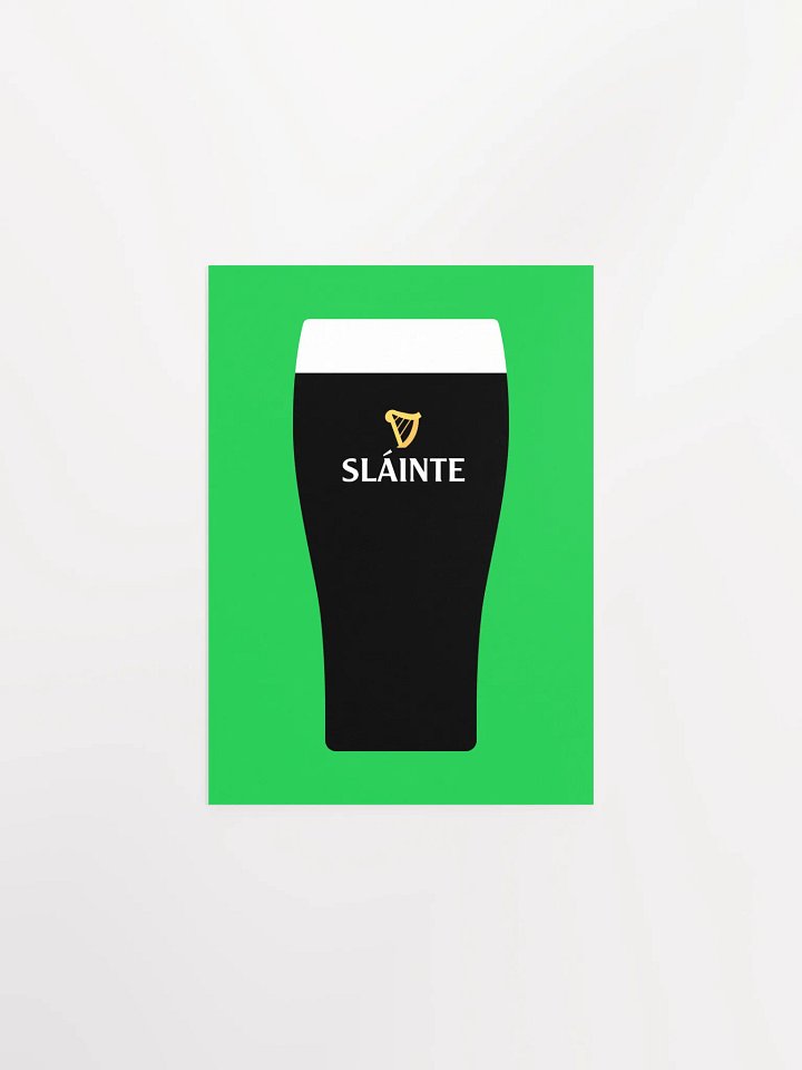 Sláinte - Pint of the Black Stuff Print product image (5)