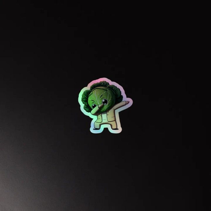 Cabbage Couture Holographic Sticker Set product image (4)