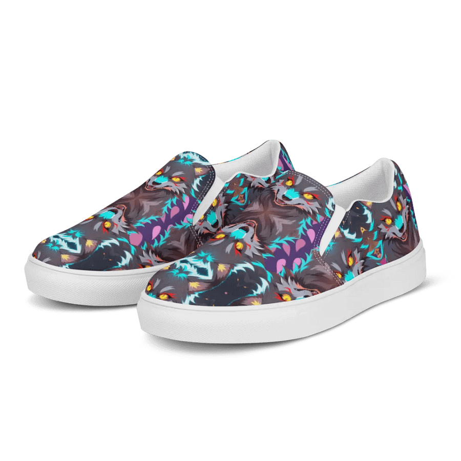 Mythical Wolf Women's Slip-Ons product image (4)