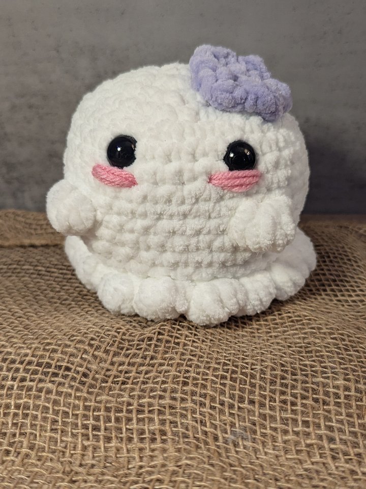 Ghost w Flower - Light Purple product image (1)