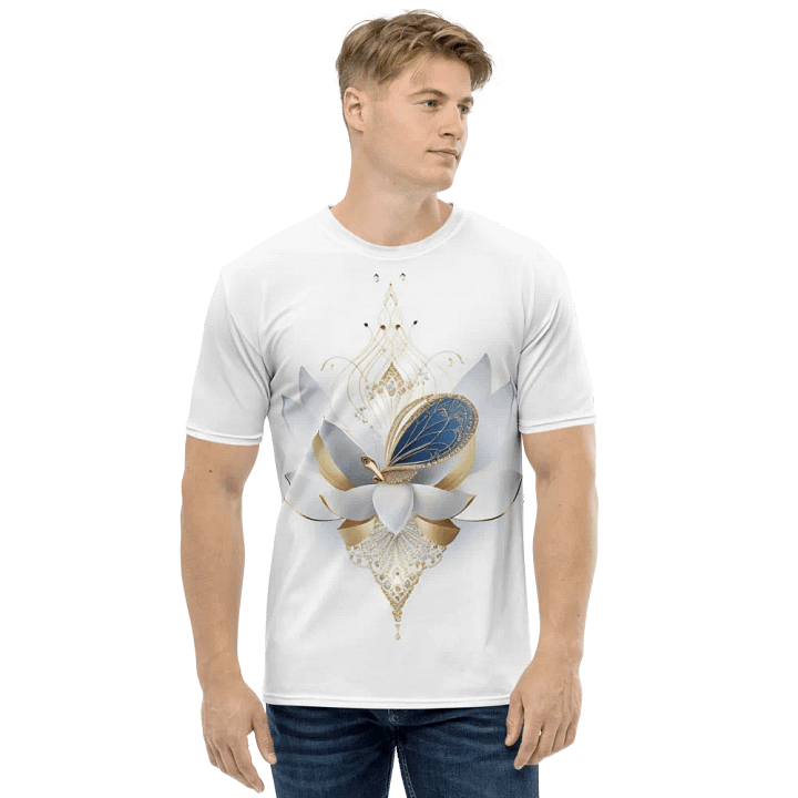 Gold Lotus T shirt product image (1)