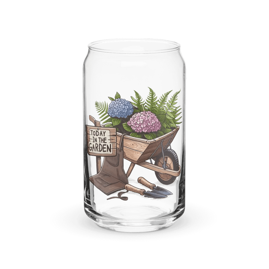 Today in the Garden Wheelbarrow Glass product image (1)