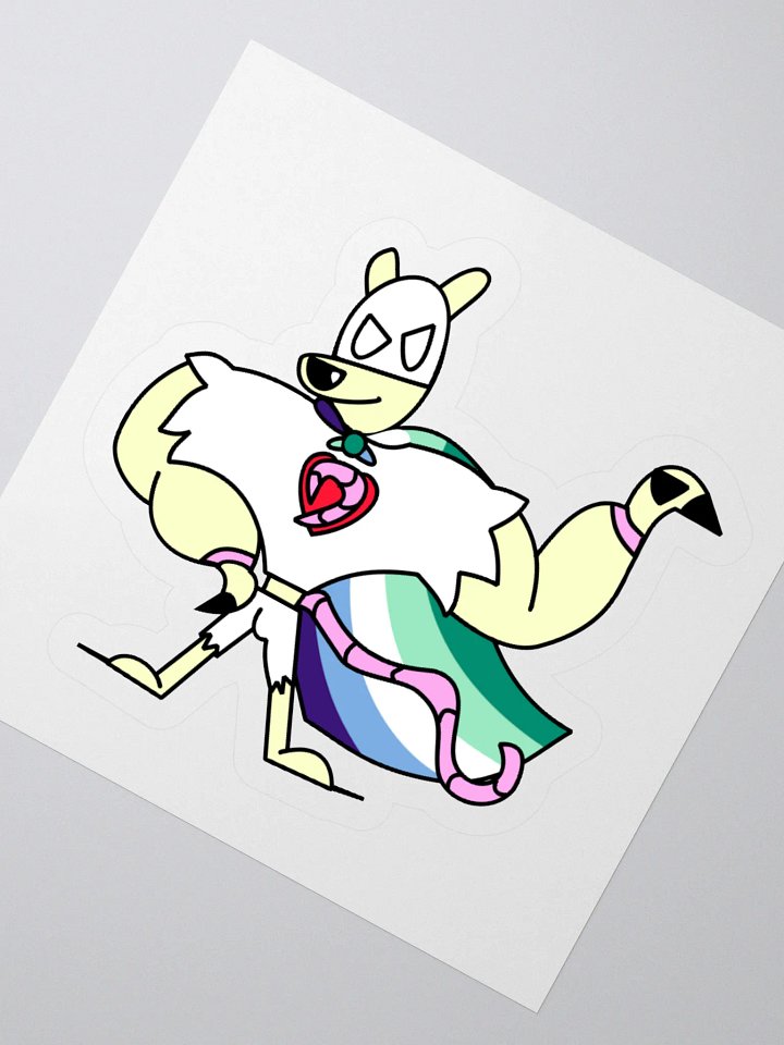Superhomo! Vermili MLM White Variant Sticker! product image (2)