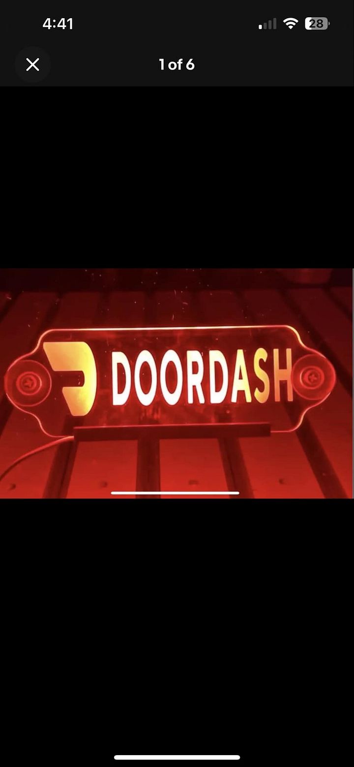 DoorDash light up sign product image (1)