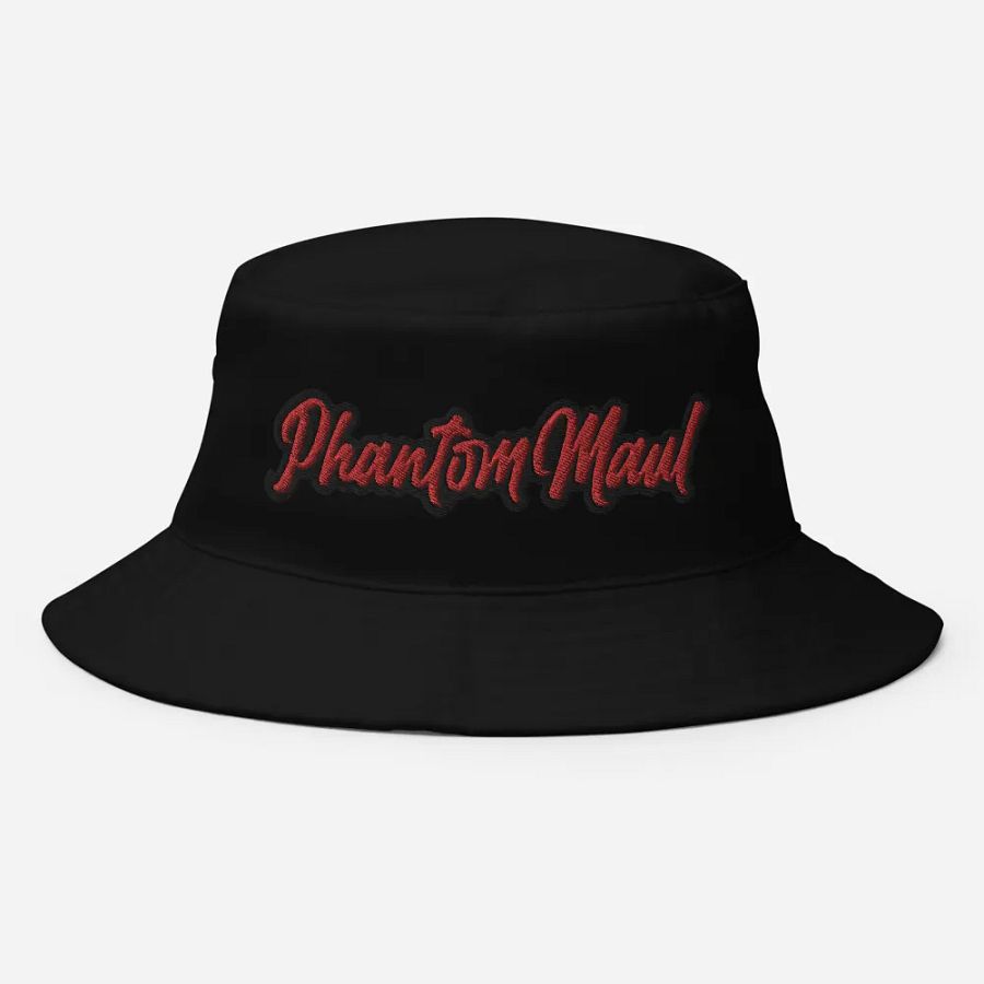 'PhantomMaul' Bucket Hat Red Lettering product image (8)