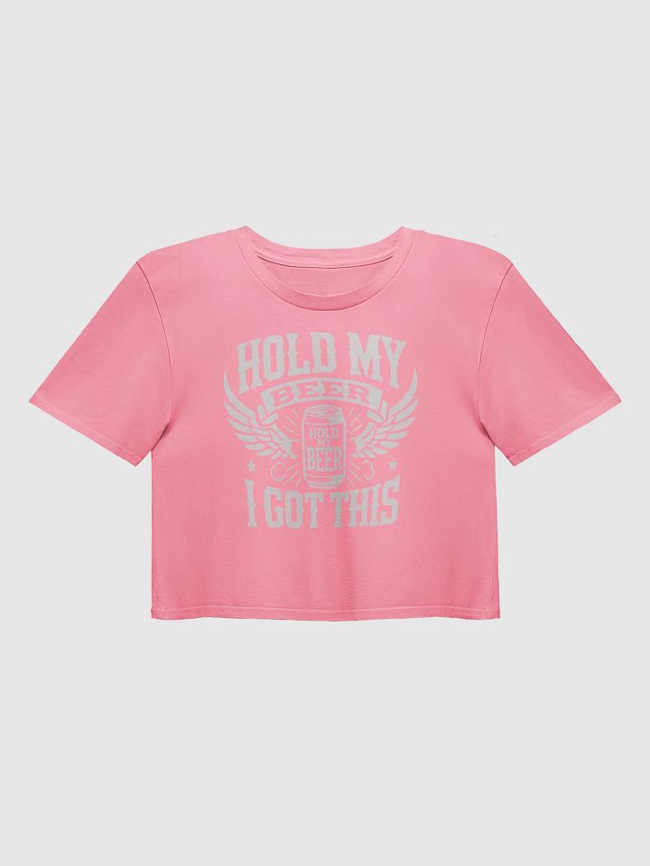 HOLD MY BEER – Crop Top for Wild Women product image (1)