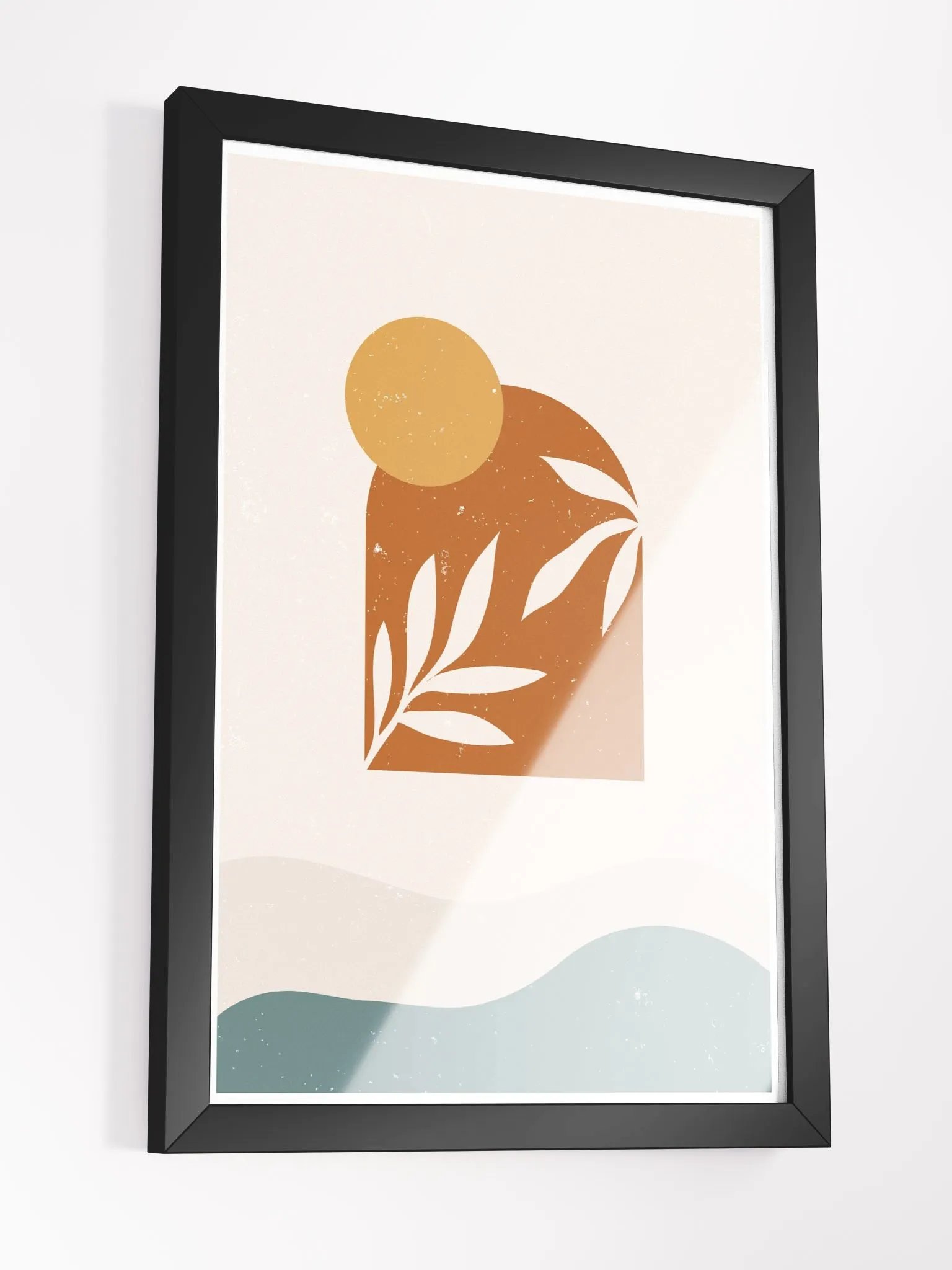 Rust Arch Abstract Framed Poster product image (14)