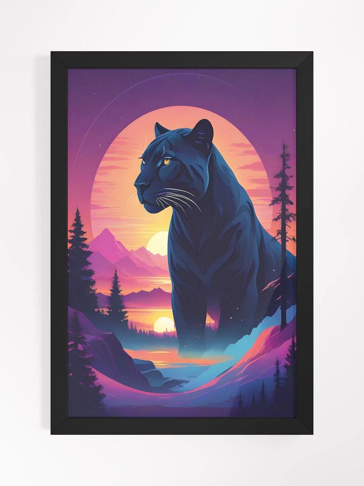 Cougar Panther Sunset Framed Poster product image (2)