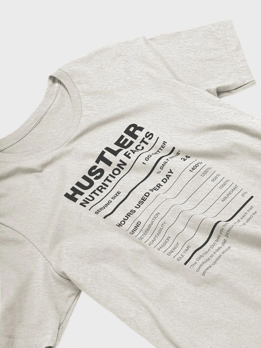 HUSTLER Nutrition Facts Supersoft Tee product image (13)