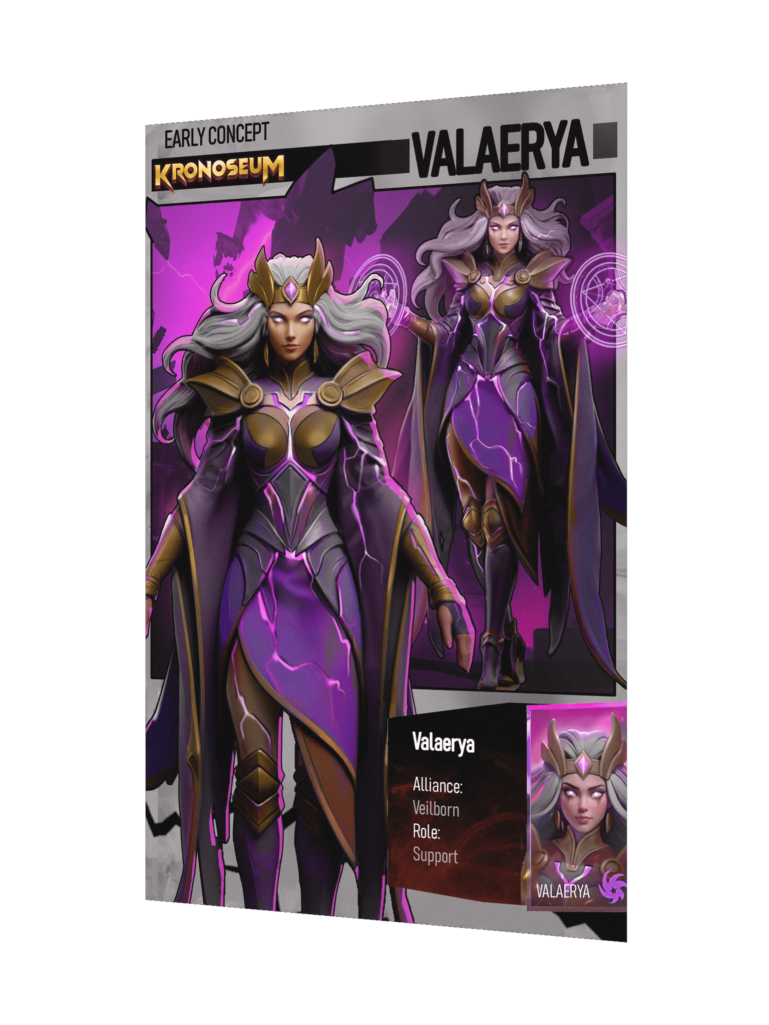 Valaerya Early Concept Art Poster product image (3)
