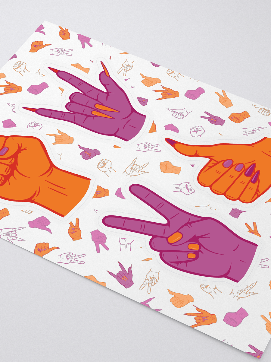 Hand Stuff Sticker Sheet product image (2)